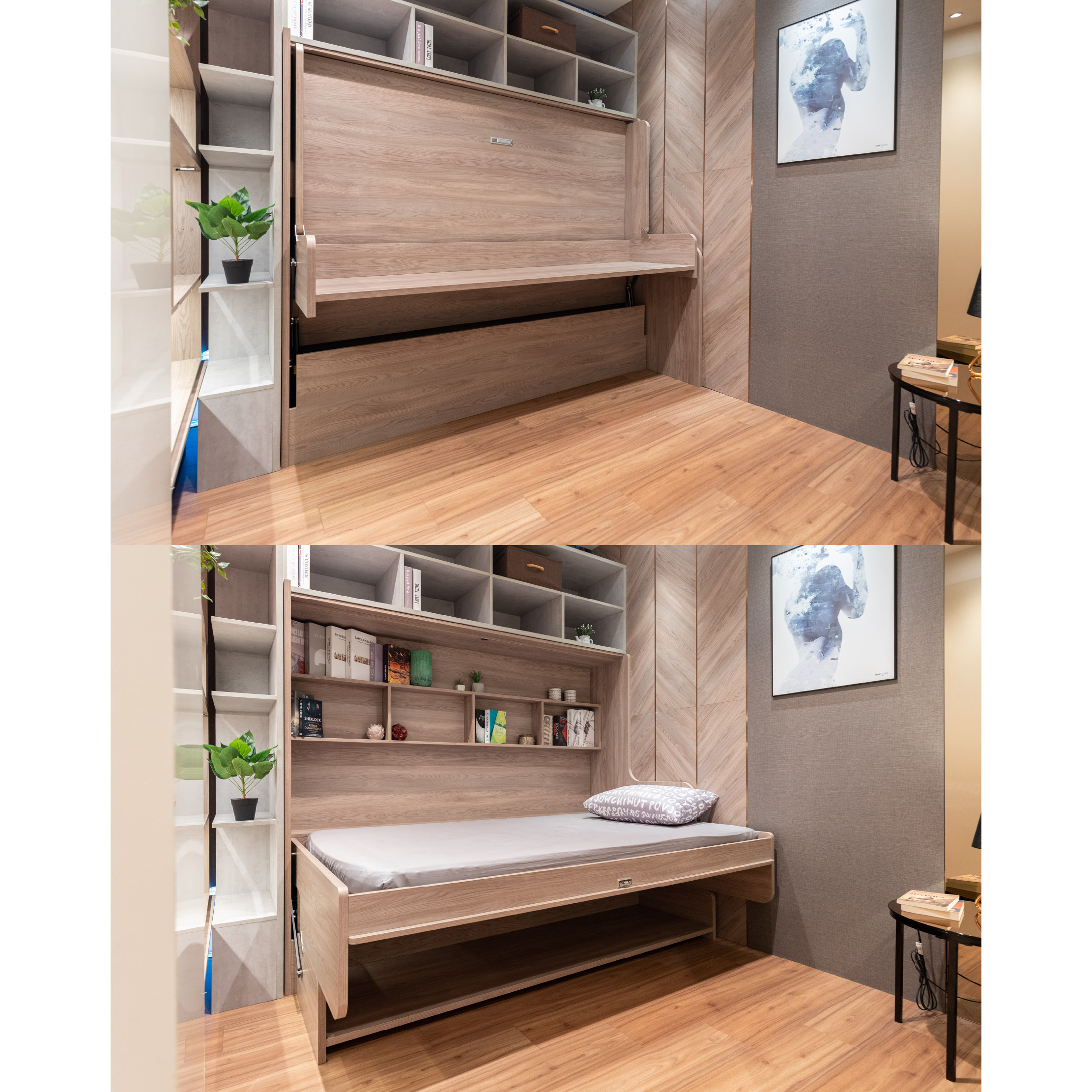 Modern Murphy Wall Bed Hardware Accessories With Desk Mechanism accessories