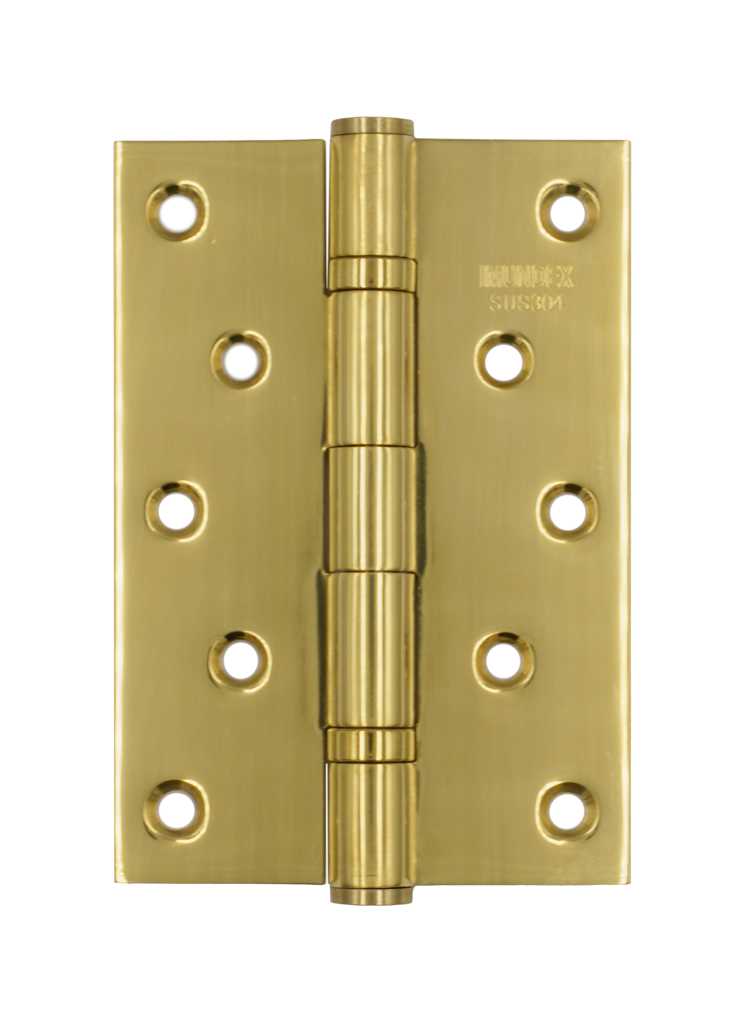 Brass polished PVD hinge with large size - 2BB - Inox 304